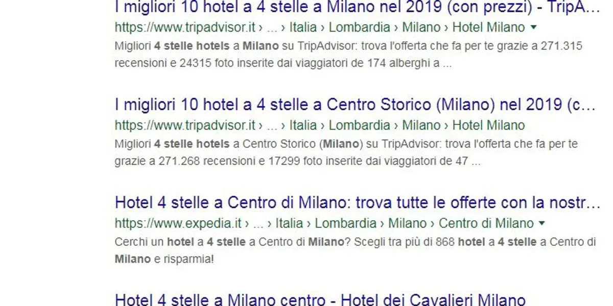 Abitudini di ricerca degli utenti e posizionamento