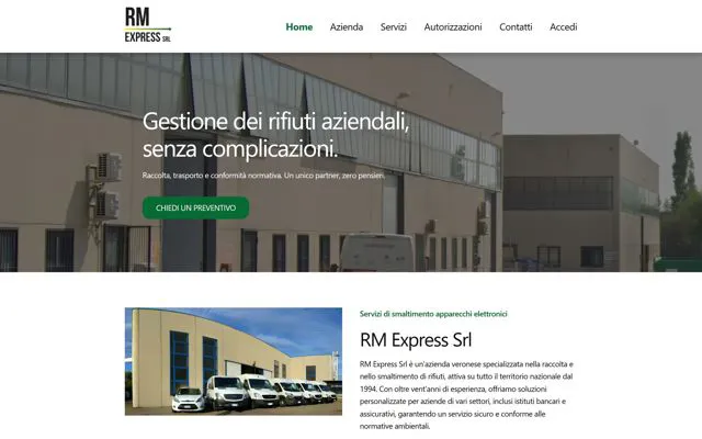RM Express: applicativo web realizzato da DOWEB