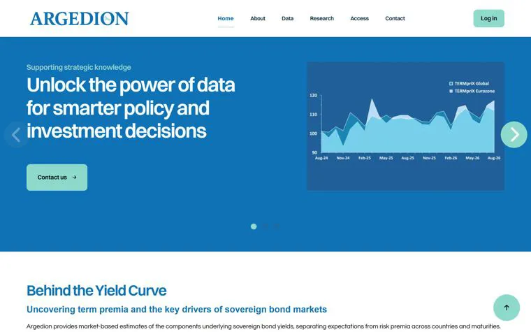 Home del sito Argedion con le analisi sui titoli di stato